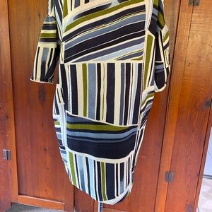 Abstract Anthropology multi color dress